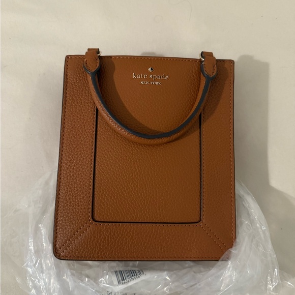 Kate Spade Brown Crossbody Bag Lena Mini Tote - Picture 3 of 3